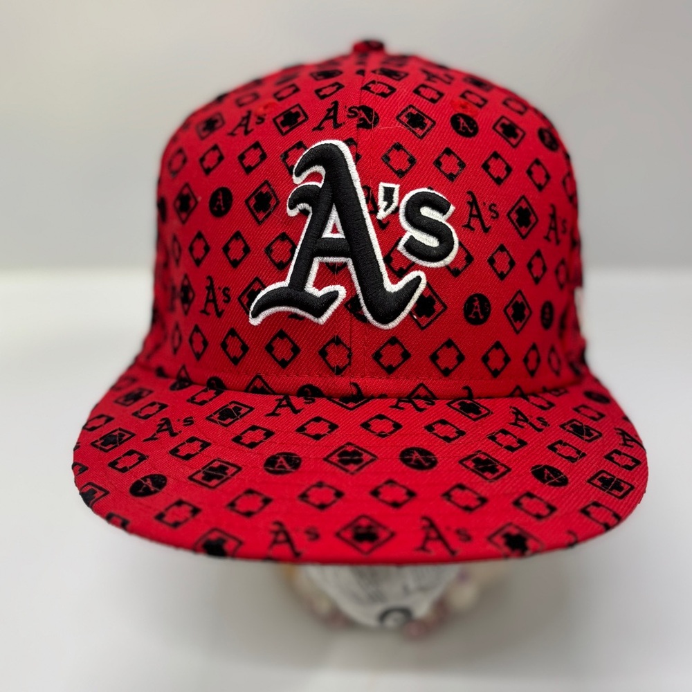 New Era Oakland Athletics A's 59Fifty baseball hat size 7 5/8 - Picture 2 of 7